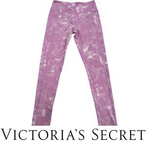 Victoria's Secret Lavender Tie-Dye Marbleized Watercolor Leggings Sz. I